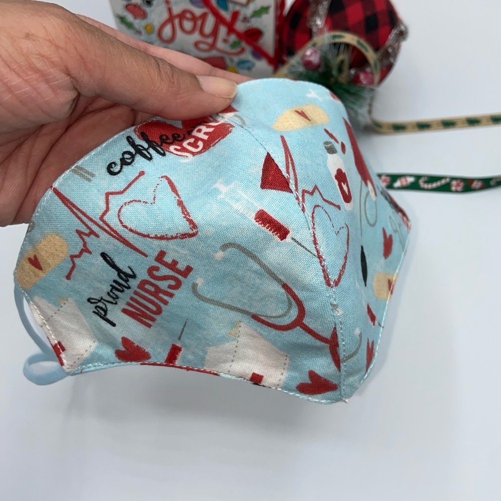 Handmade cozybeanz Nurse Appreciation Adult Face Mask